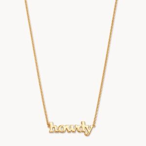 Kendra Scott Howdy Pendant Necklace in 18k Yellow Gold Vermeil